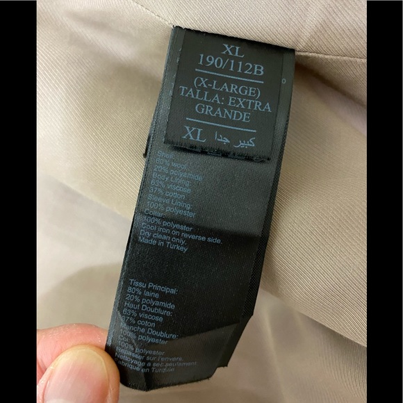 SOLD- All Saints Tulsen Tan Camel One Button Wool Long Coat. Men’s 42, XL. - Picture 8 of 11